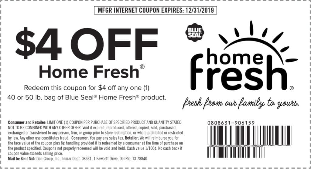 $4 coupon for Blue Seal Home Fresh