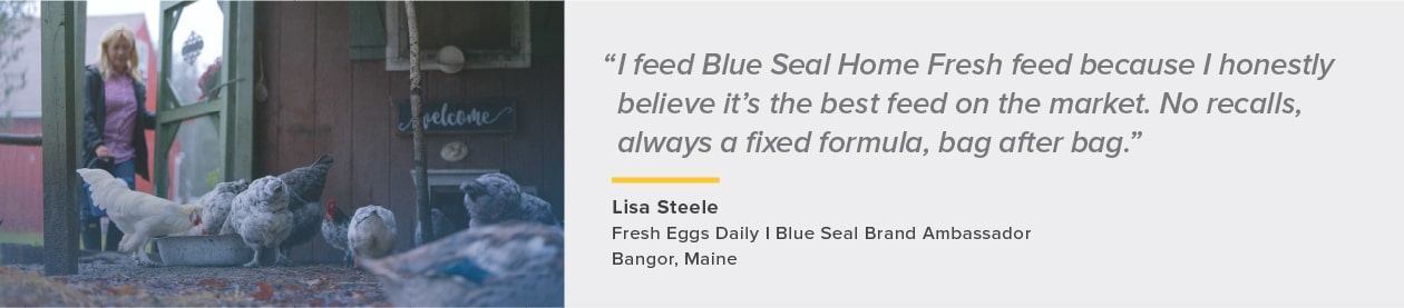 quote about reputation from Lisa Steele of Fresh Eggs Daily, Brand Ambassador