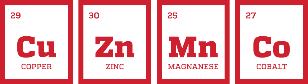 *Each species product contains unique trace mineral amino acid complexes. See specific species for product details. 